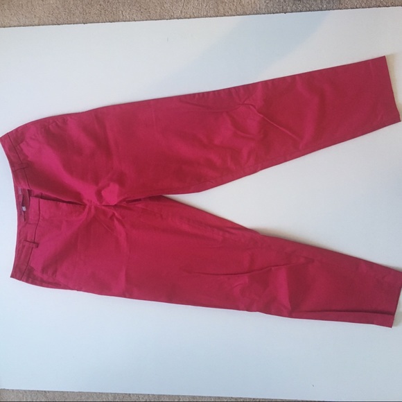 Essentials by Sioni Bright Pink Ankle Pants - Picture 2 of 4